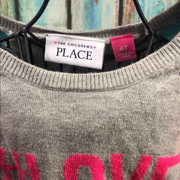 Children’s place toddler girl sweater “LOVE” - Picture 5 of 7